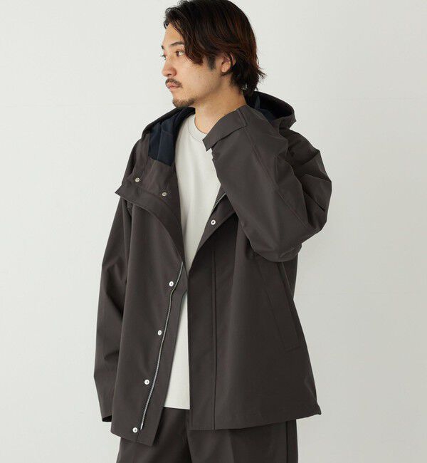 SHIPS Colors 「SHIPS Colors:〈撥水・防風・洗濯機可能〉3レイヤー ライト ジップ フード ブルゾン」|ブルゾン・スタジャン|