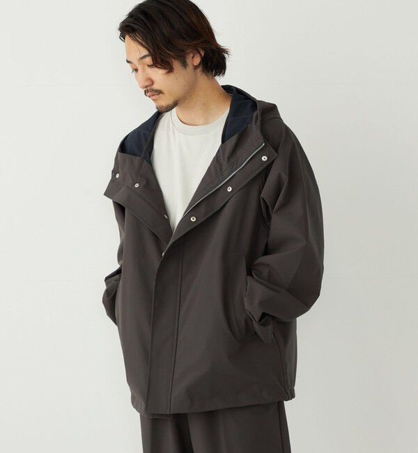 SHIPS Colors 「SHIPS Colors:〈撥水・防風・洗濯機可能〉3レイヤー ライト ジップ フード ブルゾン」|ブルゾン・スタジャン|