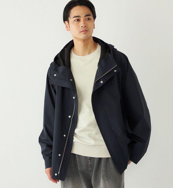 SHIPS Colors 「SHIPS Colors:〈撥水・防風・洗濯機可能〉3レイヤー ライト ジップ フード ブルゾン」|ブルゾン・スタジャン|