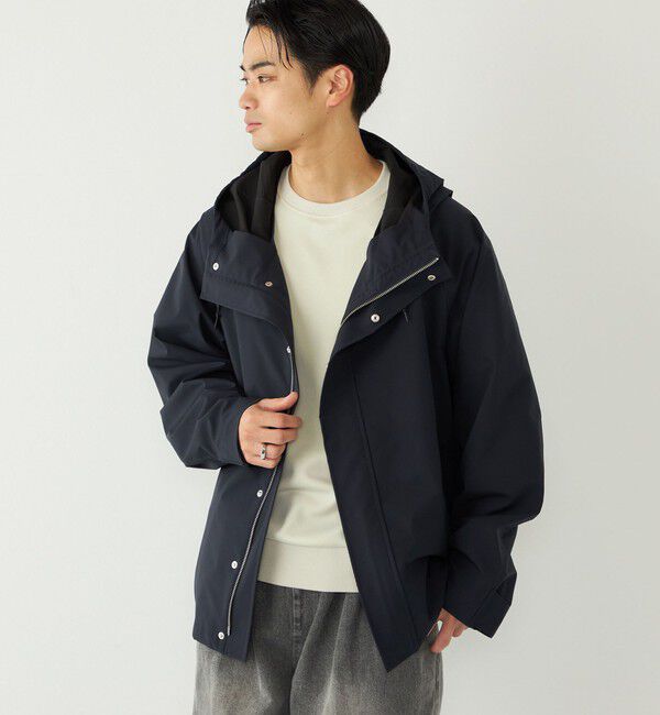 SHIPS Colors 「SHIPS Colors:〈撥水・防風・洗濯機可能〉3レイヤー ライト ジップ フード ブルゾン」|ブルゾン・スタジャン|