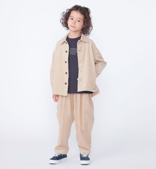 SHIPS KIDS「SHIPS KIDS:100～130m /コーデュロイ シャツ アウター」|シャツ・ブラウス|