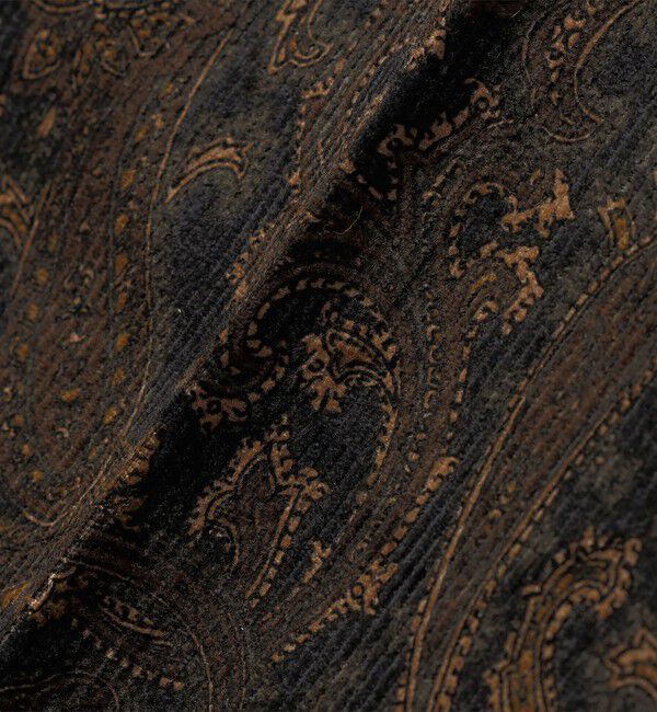 SHIPS「Southwick:〈セットアップ対応〉Gate Label プリント コーデュロイ スラックス」|スラックス|