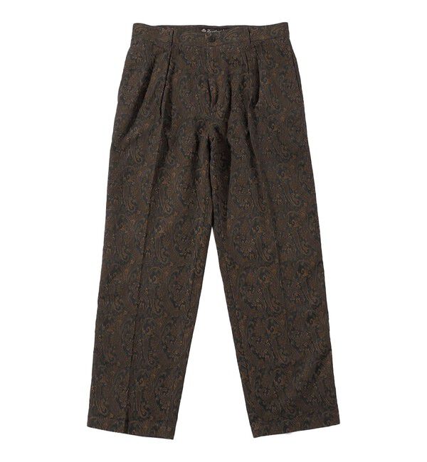 SHIPS「Southwick:〈セットアップ対応〉Gate Label プリント コーデュロイ スラックス」|スラックス|