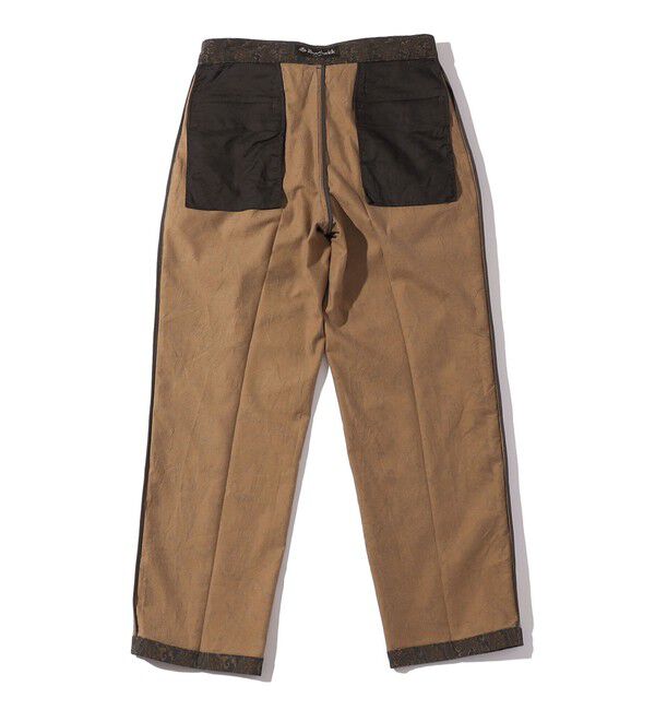 SHIPS「Southwick:〈セットアップ対応〉Gate Label プリント コーデュロイ スラックス」|スラックス|