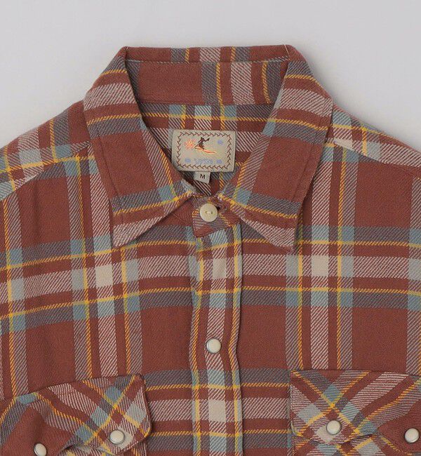 SHIPS「WYTHE NEW YORK: FLANNEL PEARLSNAP SHIRT」|シャツ・ブラウス|