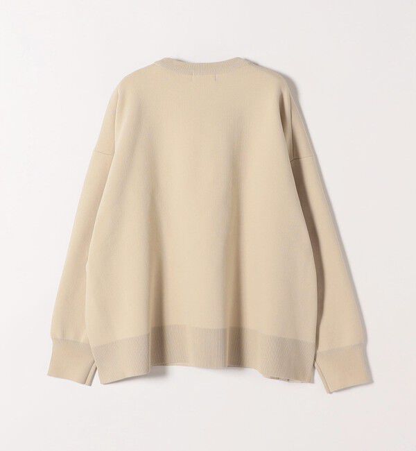 SHIPS any「SHIPS any:〈手洗い可能〉サイドスリット クルーネック ルーズ プルオーバー」|ニット・セーター|