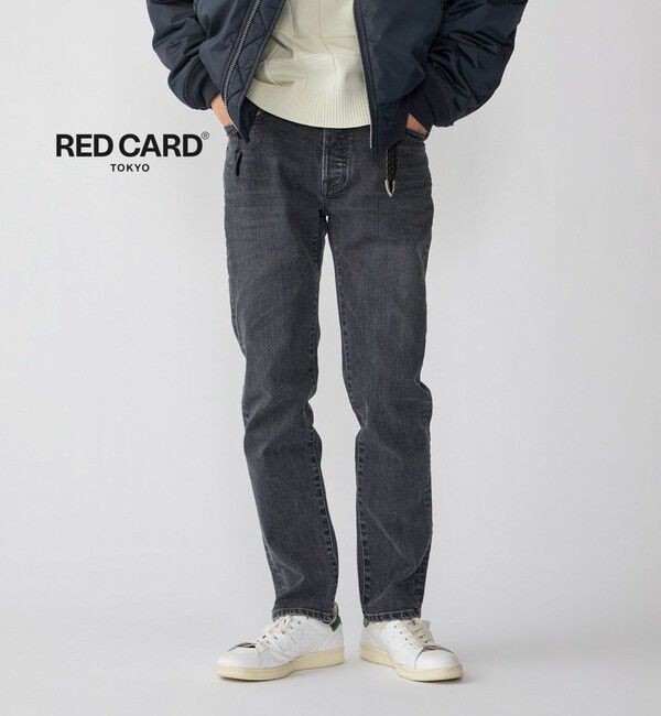 SHIPS「【SHIPS別注】RED CARD: RHYTHM SP クリーン ウォッシュ」|デニム|ダークグレー