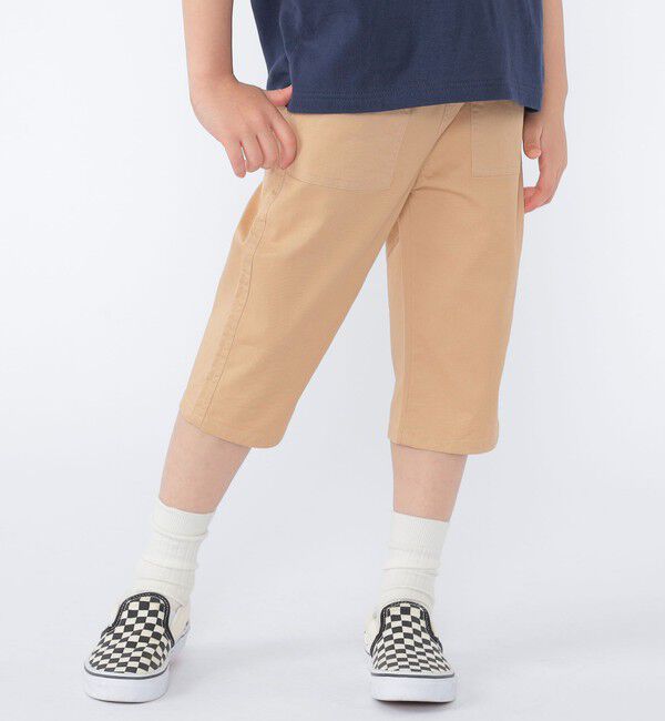SHIPS KIDS「SHIPS KIDS:100～130cm / クロップド パンツ」|チノ|