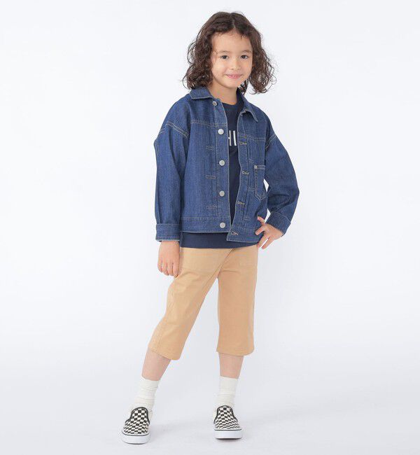 SHIPS KIDS「SHIPS KIDS:100～130cm / クロップド パンツ」|チノ|