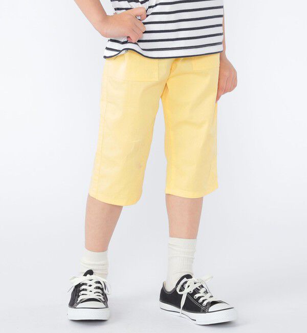 SHIPS KIDS「SHIPS KIDS:100～130cm / クロップド パンツ」|チノ|