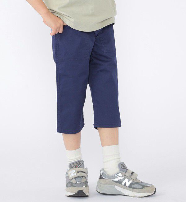 SHIPS KIDS「SHIPS KIDS:100～130cm / クロップド パンツ」|チノ|