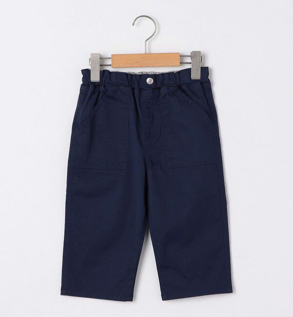 SHIPS KIDS「SHIPS KIDS:100～130cm / クロップド パンツ」|チノ|