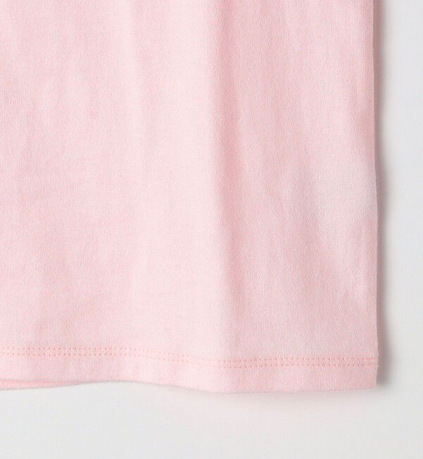 SHIPS KIDS「SHIPS KIDS:80～90cm / ガーリー エンブロイダリー ロゴ Tシャツ」|Tシャツ・カットソー|