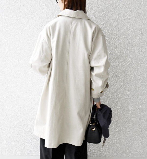 SHIPS any「SHIPS any:〈手洗い可能〉オーバー フレア ステンカラー コート」|ステンカラーコート|