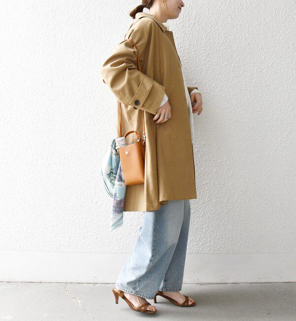 SHIPS any「SHIPS any:〈手洗い可能〉オーバー フレア ステンカラー コート」|ステンカラーコート|