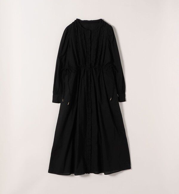 SHIPS any「SHIPS any:〈洗濯機可能〉キャンブリック Aライン フリル シャツ ワンピース」|ワンピース|