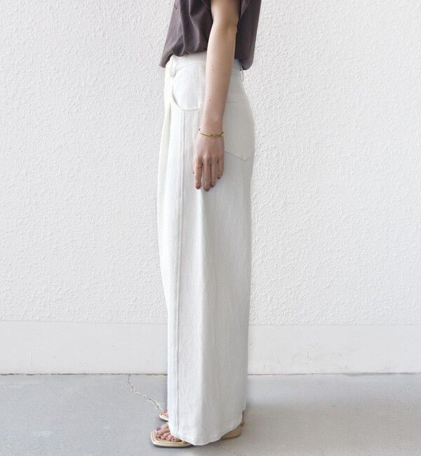 SHIPS for women「《予約》〈手洗い可能〉ルーズ デニム ポケット デザイン パンツ」|デニム|