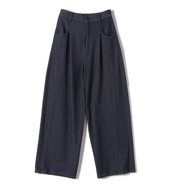 SHIPS for women「《予約》〈手洗い可能〉ルーズ デニム ポケット デザイン パンツ」|デニム|