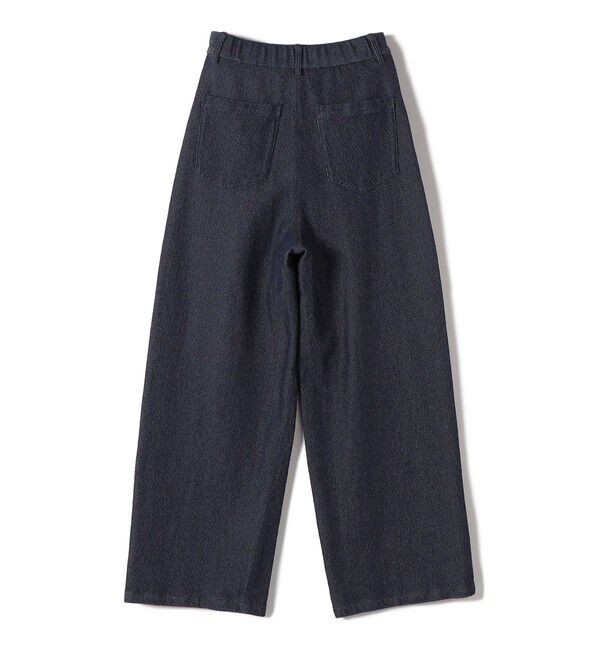 SHIPS for women「《予約》〈手洗い可能〉ルーズ デニム ポケット デザイン パンツ」|デニム|