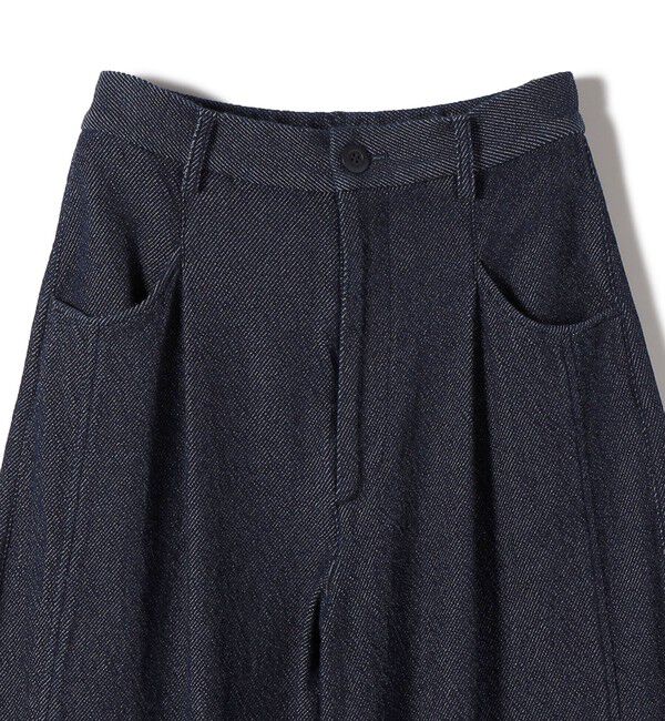 SHIPS for women「《予約》〈手洗い可能〉ルーズ デニム ポケット デザイン パンツ」|デニム|