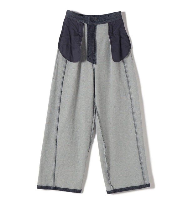 SHIPS for women「《予約》〈手洗い可能〉ルーズ デニム ポケット デザイン パンツ」|デニム|