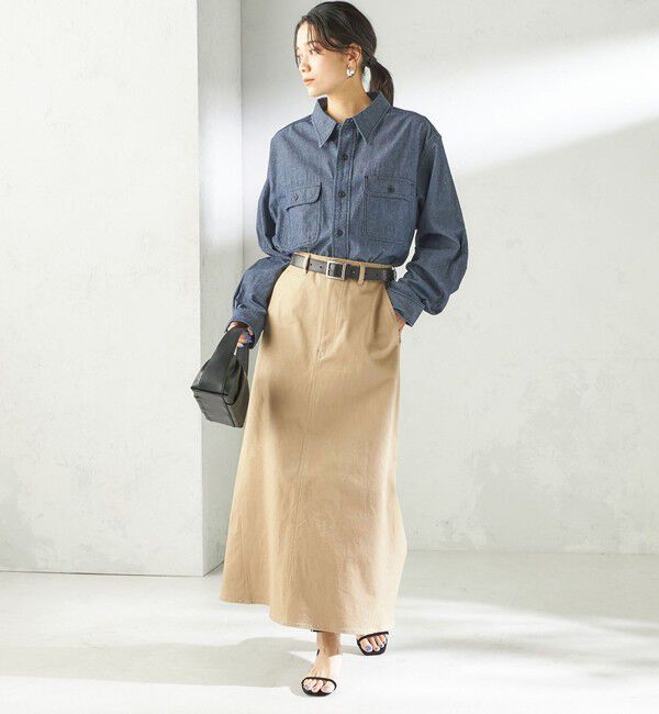 SHIPS for women「NINE CASE:〈洗濯機可能〉シャンブレー シャツ」|シャツ・ブラウス|