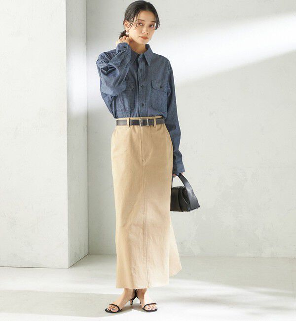 SHIPS for women「NINE CASE:〈洗濯機可能〉シャンブレー シャツ」|シャツ・ブラウス|