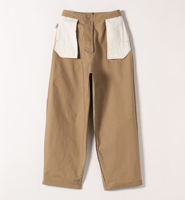 SHIPS any「《予約》SHIPS any:〈洗濯機可能〉チノ ハイウエスト セミワイド パンツ」|チノ|