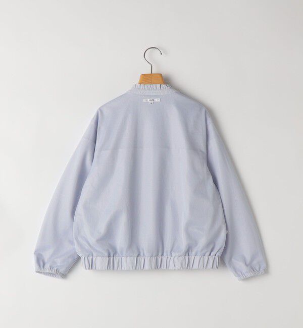SHIPS KIDS「SHIPS KIDS:140～150cm / 〈UVカット〉ドライタッチ フリル ライト ブルゾン」|ブルゾン・スタジャン|