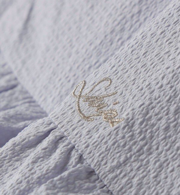 SHIPS KIDS「SHIPS KIDS:140～150cm / 〈UVカット〉ドライタッチ フリル ライト ブルゾン」|ブルゾン・スタジャン|