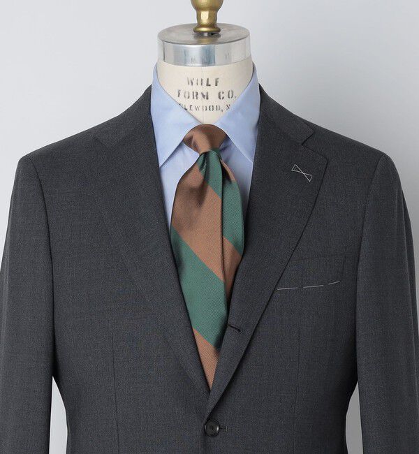 SHIPS「【SHIPS別注】TUDOR ROSES: シルク レップ ワイド ストライプ ネクタイ」|ネクタイ・蝶ネクタイ|ケリー