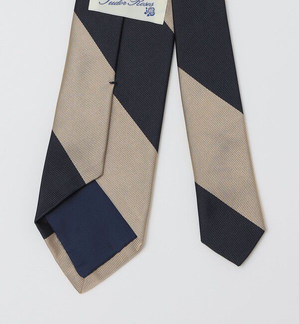 SHIPS「【SHIPS別注】TUDOR ROSES: シルク レップ ワイド ストライプ ネクタイ」|ネクタイ・蝶ネクタイ|