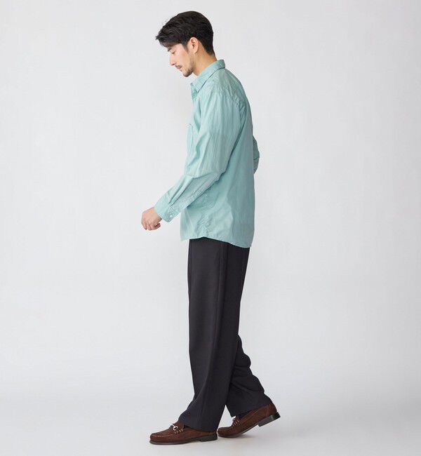 SHIPS「SHIPS: ハイブリッド ツイル ワイド ピンタック イージーパンツ」|その他|