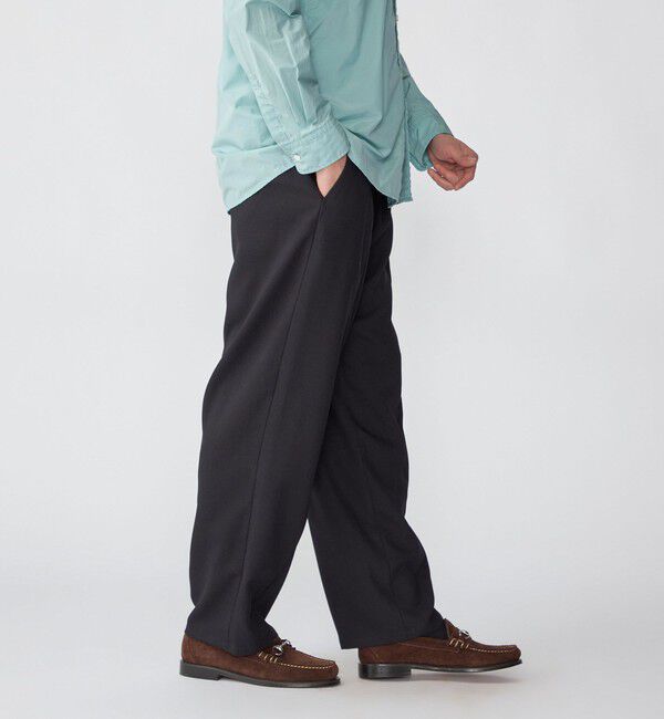 SHIPS「SHIPS: ハイブリッド ツイル ワイド ピンタック イージーパンツ」|その他|