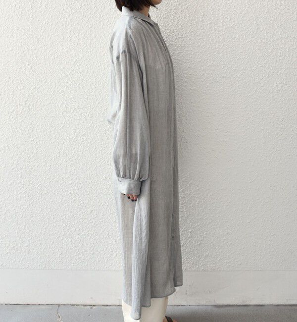 SHIPS Colors 「《予約》SHIPS Colors:〈手洗い可能〉ボイル シャンブレー シャツ ワンピース◆」|ワンピース|