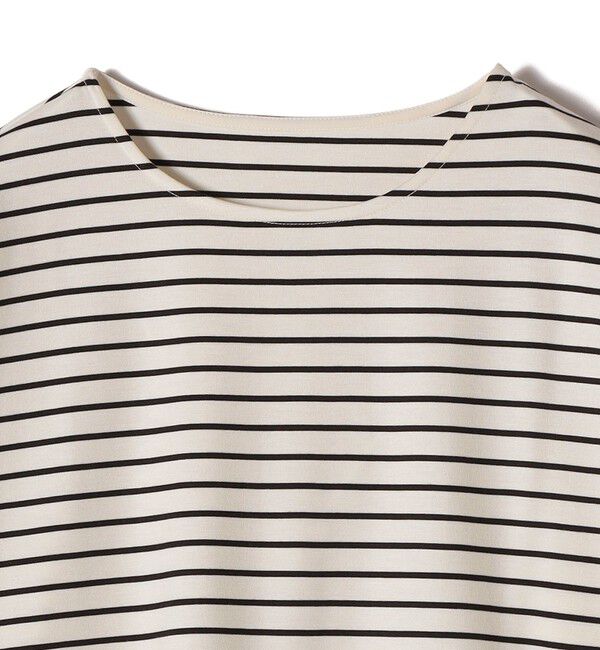 SHIPS Colors 「SHIPS Colors:〈手洗い可能〉ポンチ レース コンビ ボーダートップス」|Tシャツ・カットソー|