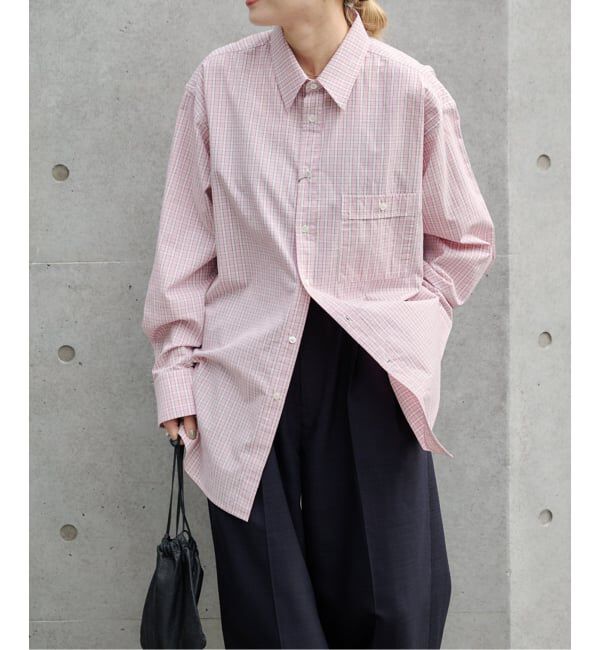 OUTDOOR PRODUCTS Usual Things「≪追加 予約≫コットンポケットアイコンシャツ」|シャツ・ブラウス|ピンク