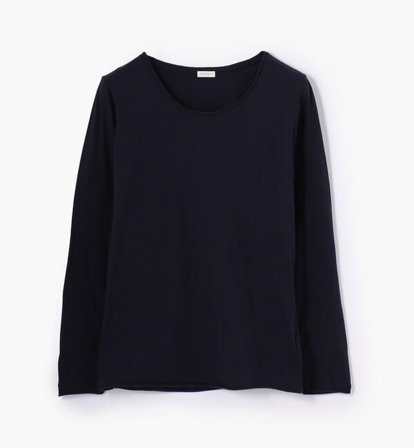 GALERIE VIE「コットン ラウンドネックプルオーバー」|Tシャツ・カットソー|69 ネイビー