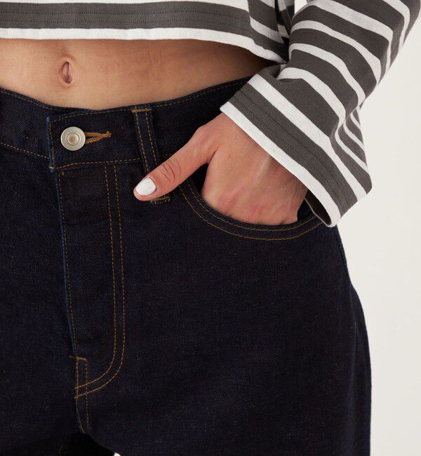 GALERIE VIE「リユースシーアイランドコットン デニムストレートパンツ」|デニム|