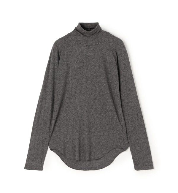 GALERIE VIE「レーヨンカシミヤジャージー ハイネックプルオーバー」|Tシャツ・カットソー|17 チャコールグレー