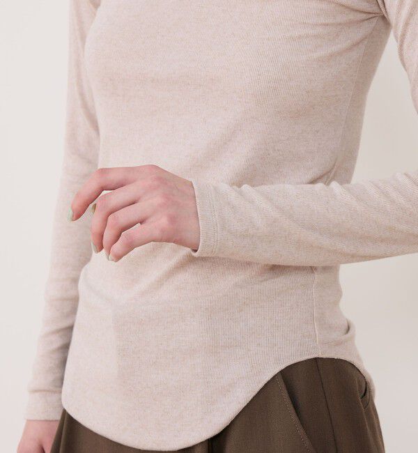 GALERIE VIE「レーヨンカシミヤジャージー ハイネックプルオーバー」|Tシャツ・カットソー|