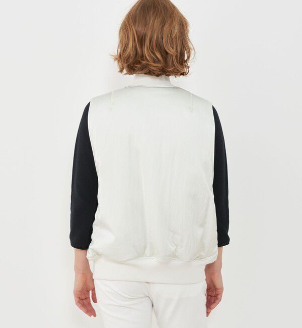 GALERIE VIE「パディングサテン フライトベスト」|ダウンベスト・ベスト|