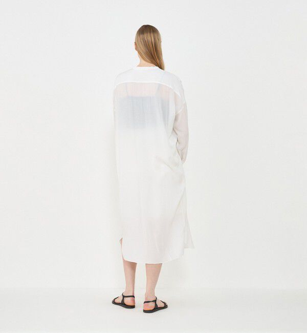 GALERIE VIE「ウォッシャブルレーヨン シャツワンピース」|ワンピース|