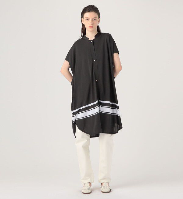 GALERIE VIE「クレープコットン ビッグプルオーバー」|ニット・セーター|