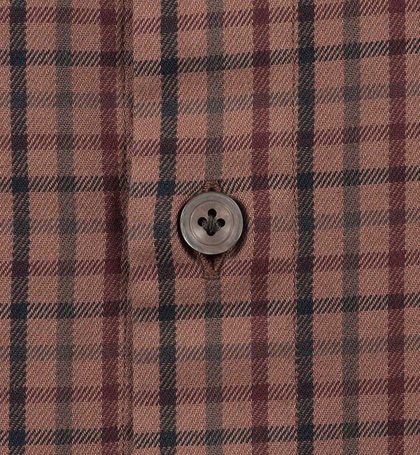 TOMORROWLAND BUYING WEAR「ERRICO FORMICOLA コットン ラウンドカラー チェックシャツ」|シャツ・ブラウス|