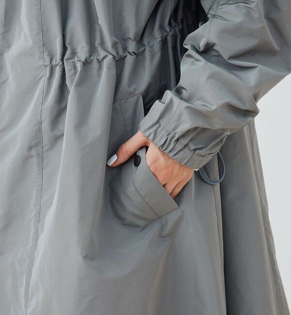 GALERIE VIE「メモリータフタ ギャザースタンドカラーコート」|その他|