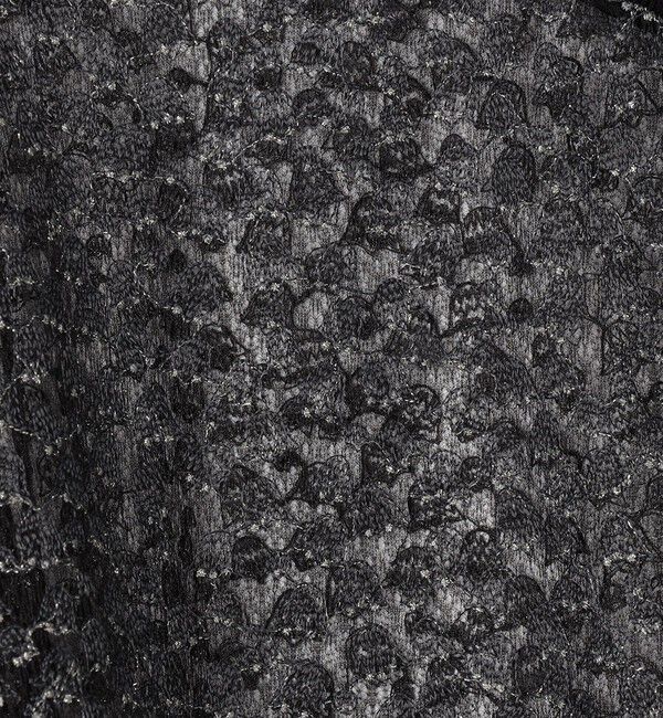 Ballsey「チュールエンブロイダリー レースショートカーディガン」|カーディガン|