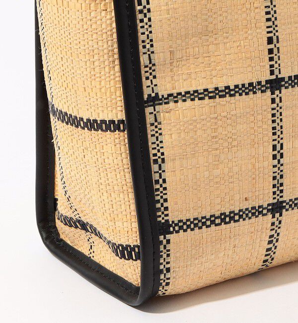 TOMORROWLAND GOODS「Ele`Sac CHECK WIDE TOTE バッグ」|ハンドバッグ|