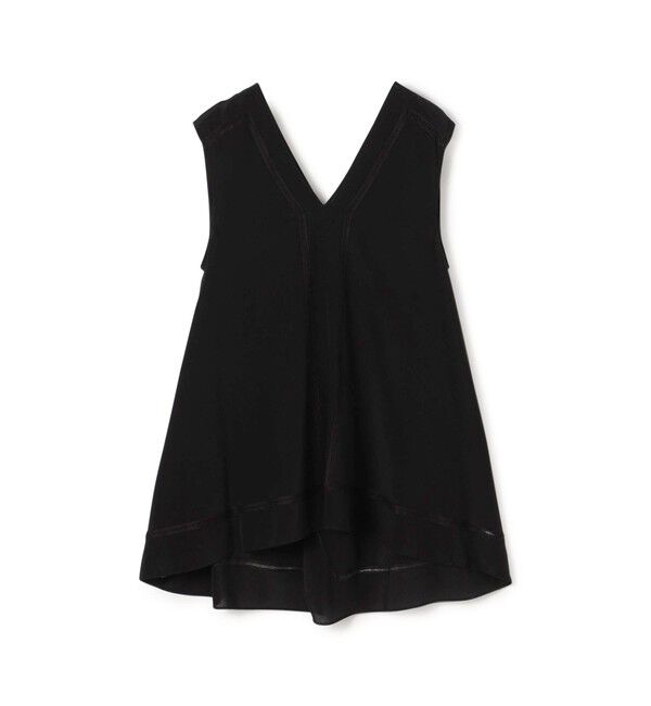 DES PRES「エッジンレース スカーフラインブラウス」|シャツ・ブラウス|19 ブラック