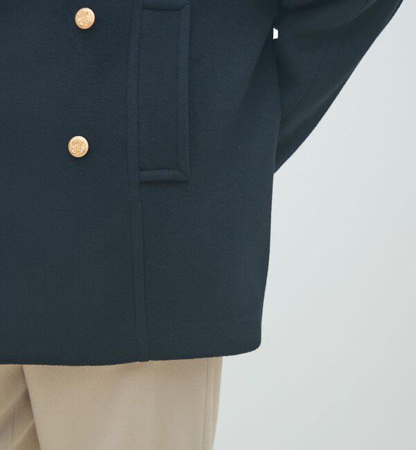 MACPHEE「メルトンビーバー Pコート」|ピーコート|